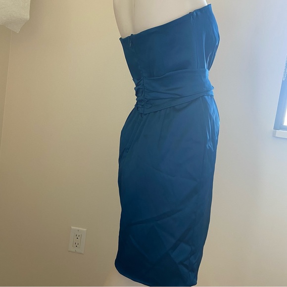 REISS Verdia Cocktail Satin Dress - Picture 6 of 10